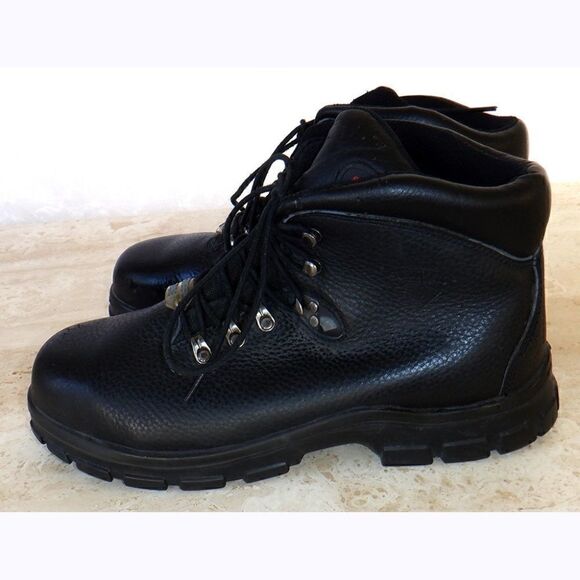 Young Bear Steel toe black leather boots main image 4